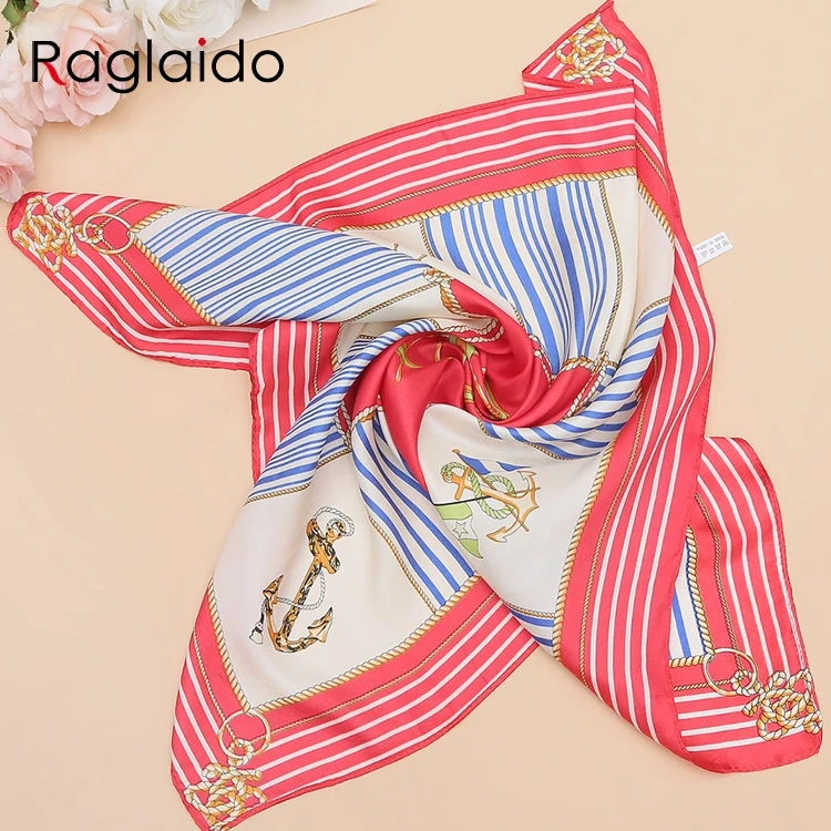 women silk scarves black square scarf 60X60cm fashion headband handkerchief |