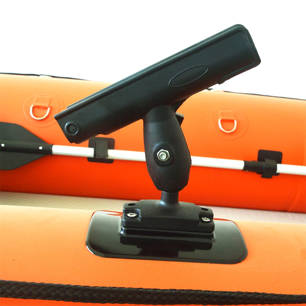 

2Pcs Rubber Fishing Rack Base Fishing Kayak Canopy Installation Mount Base Canoe Awning Sun Shelter Inflatable Boat Accessory