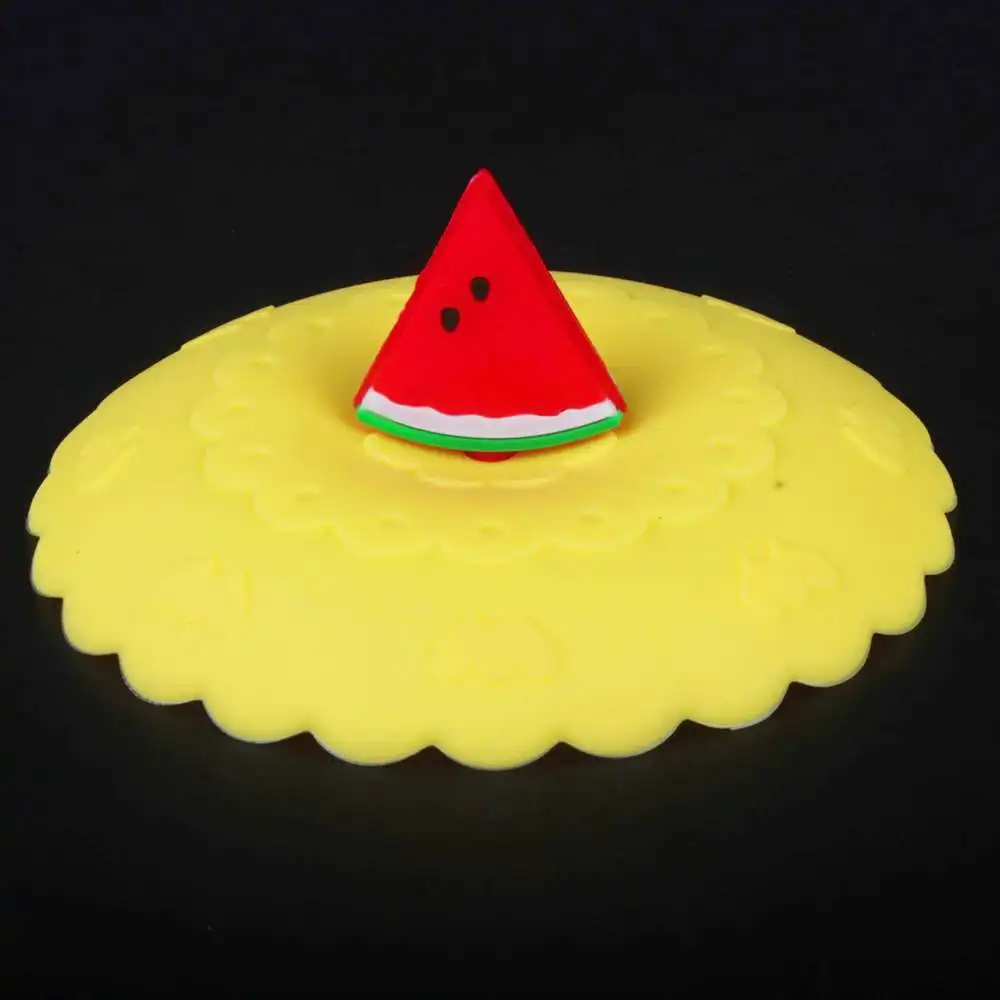 

8pcs 10cm Silicone Dustproof Cup Lid Reusable Silicone Cup Lid Leakage-proof Heat-resistant Safe Cups Cover Seal Lids