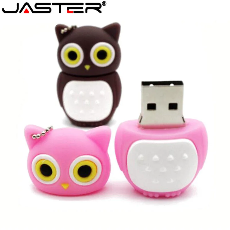 USB-флеш-накопитель JASTER в виде совы 4/8/16/32/64/128 ГБ | Компьютеры и офис