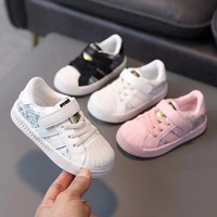 baby shoes 1 3 years old toddler shoes for men and women with soft soles and non slip fashion childrens small white shoes