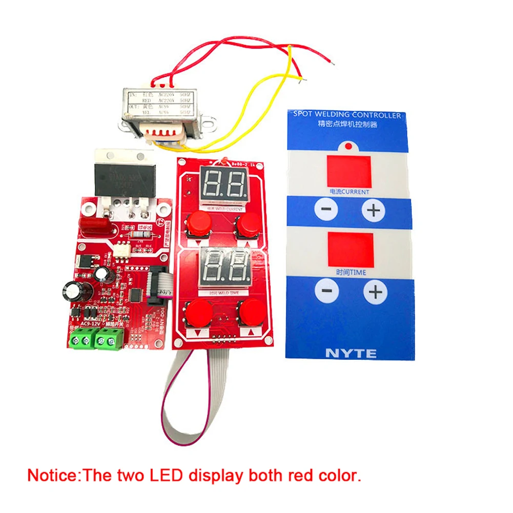 Двойной дисплей панель управления точечной сваркой сварочный аппарат