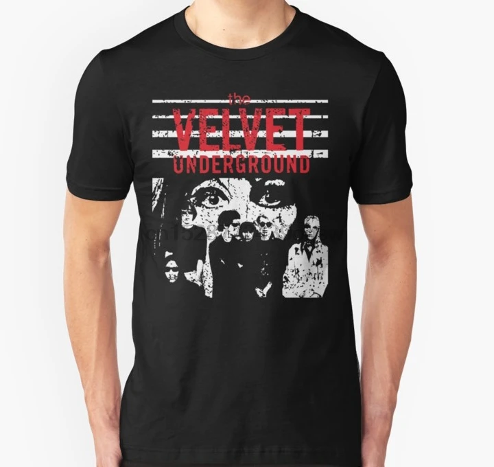 Men tshirt Velvet Underground Distressed Vintage Shirt Lou Reed Nico Unisex T Shirt(1) Printed T-Shirt tees top | Мужская одежда