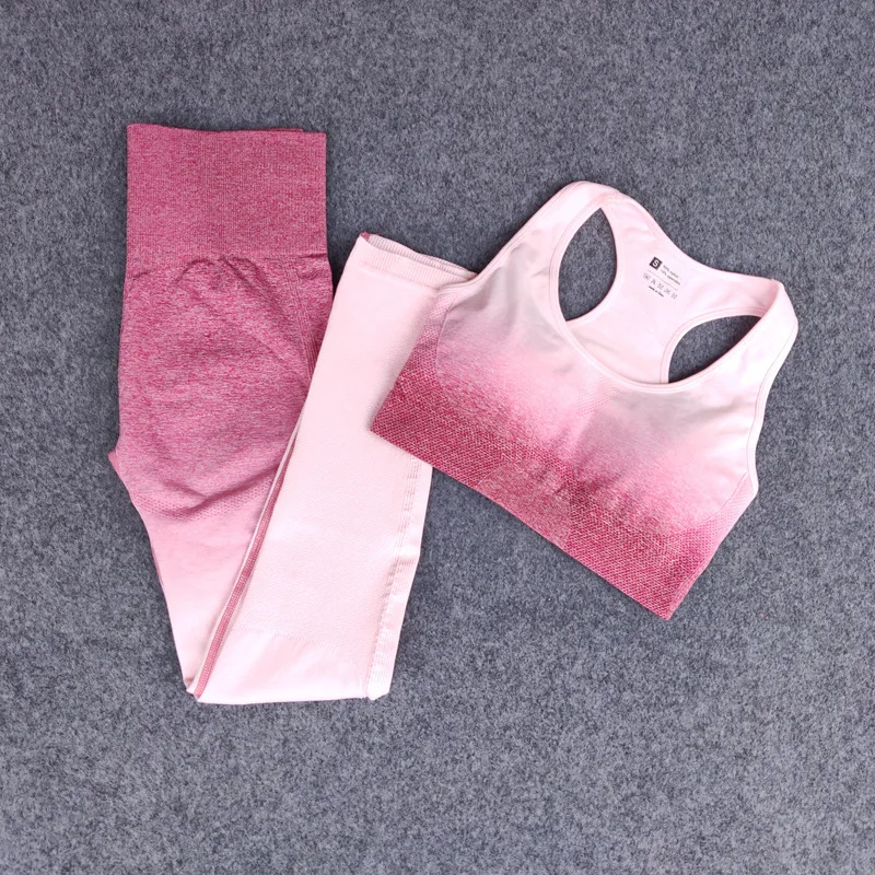 Женский спортивный бюстгальтер бесшовные леггинсы для фитнеса одежда йоги