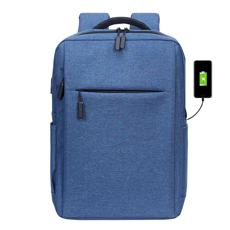 usb blue SeenDa водонепроницаемая сумка для ноутбука Macbook Air Pro Dell hp ноутбук рюкзак для мужчин и женщин сумка через плечо для 13,3-17 дюймов - Цвет: usb blue