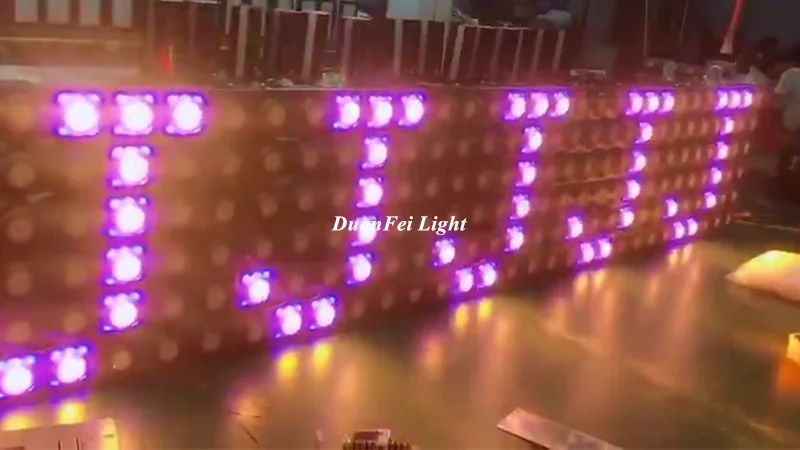 20 шт. пиксельный точечный светодиодный Поворотный Светильник золотистый + rgb 3 в 1