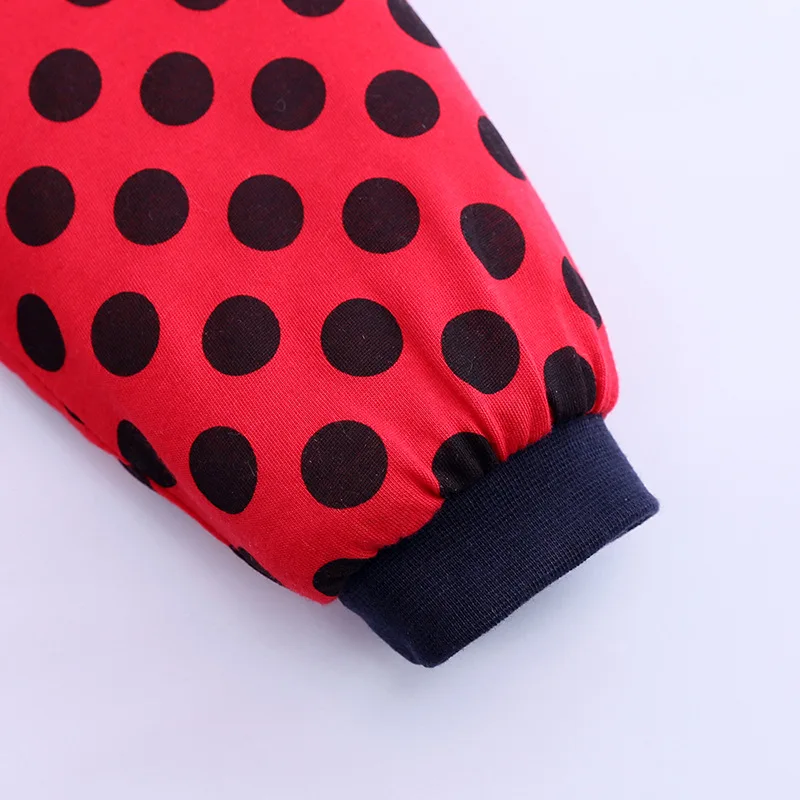 Ropa Bebe/Теплый хлопковый комбинезон с леопардовым принтом в стиле пэчворк