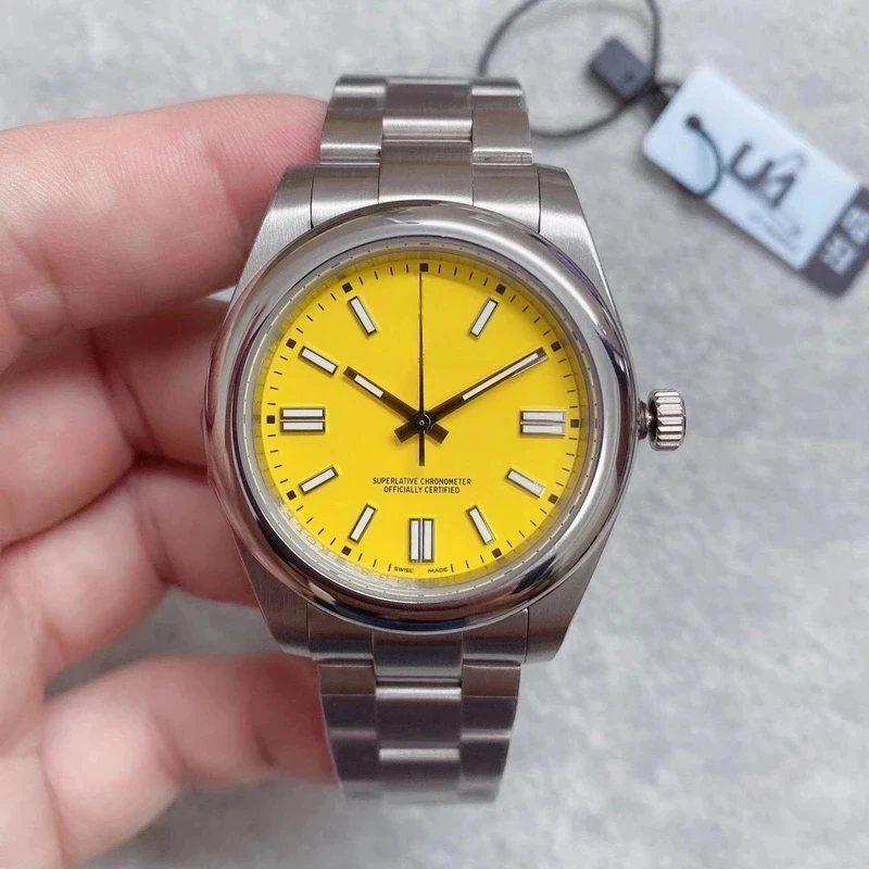 

Mens Watch Oyster perpetual Automatic Mechanical Sapphire Glass Solid Stainless Steel Fashion Dial Men Watches Wristwatch