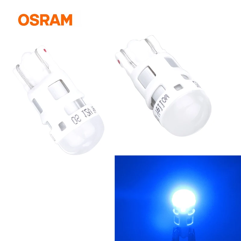 Лампа Ксеноновая OSRAM СВЕТОДИОДНЫЙ расклинивающий T10 WY5W 12V 1W 8000K светодиодный W5W