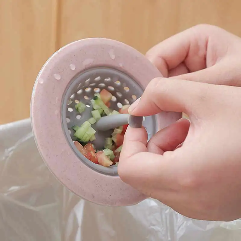 Силиконовый кухонный фильтр для раковины крышка дренажа раковина дуршлаг волос