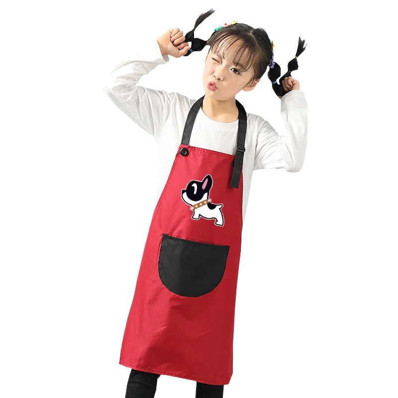 Girl Boy Kindergarten Children's Painting Apron Waterproof And Oil-proof Household Eating Gowns Art Class Smock | Дом и сад