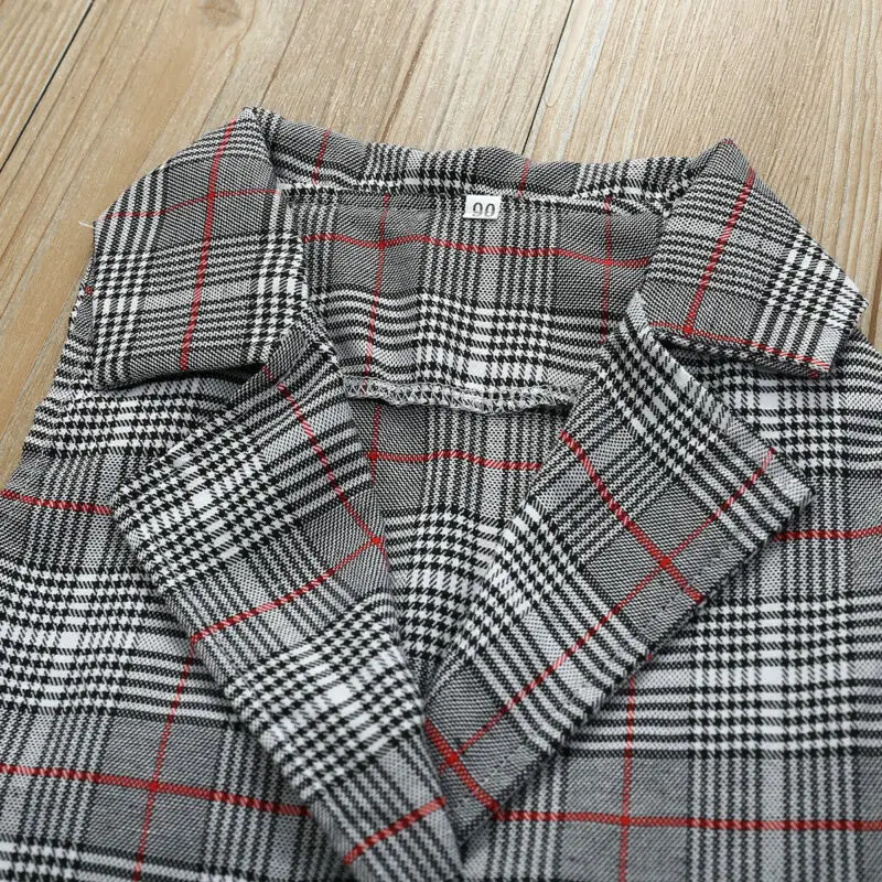 Элегантная одежда для девочек комплект из 3 предметов малышей блейзер девушек