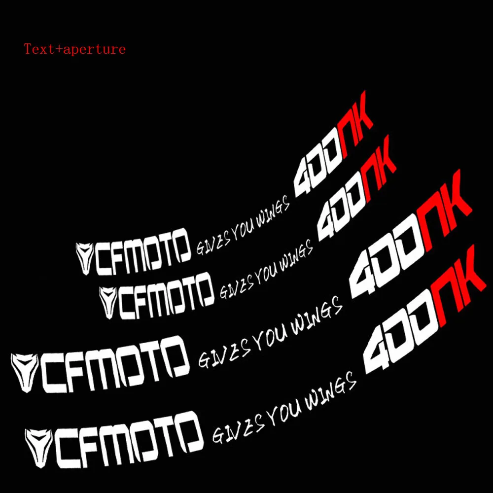 MTKRACING мотоцикл CFMOTO колеса наклейки светоотражающие наклейки обод полосы мотоцикл для CFMOTO 400NK 650NK 250NK 125NK - Цвет: 400NK