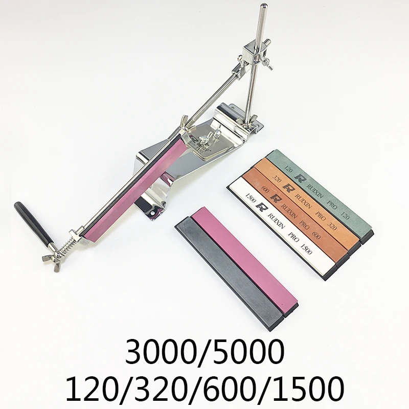 Точилка Ruixin третьего поколения с фиксированным углом необработанными камнями и