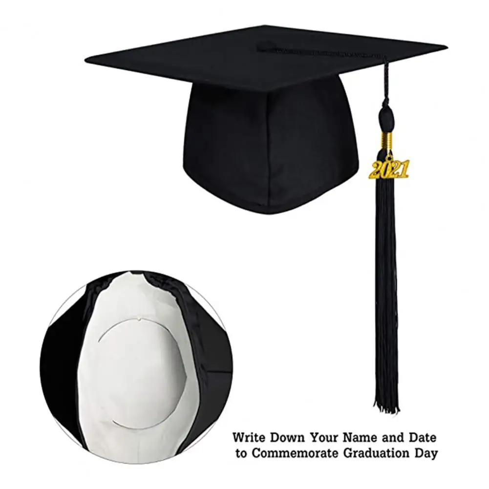 

NEW High Quality Adult Bachelor Graduation Caps School Graduation Party Tassels Cap With Tassels For Graduation Ceremony Party