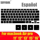 С испанской клавиатурой Защитная крышка для Macbook Air13 A2337A2179 для Macbook Pro13 A2338A2289 A2159 Защитная пленка для клавиатуры