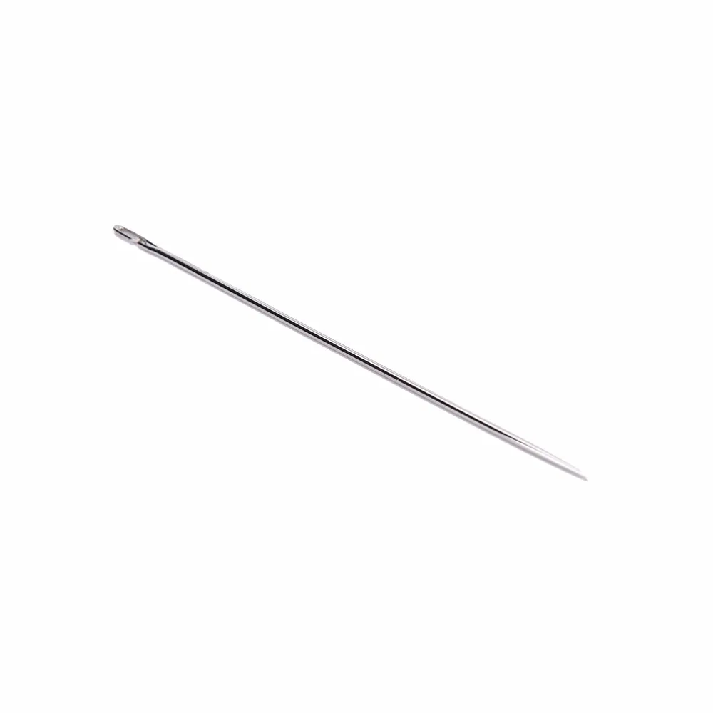 6 шт./компл. серебро нитки для шитья кожи швейные иглы кожаного изделия ручной