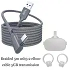Кабель для зарядки Oculus Quest 12, 5 м, шнур для передачи данных с Usb Type-C на Usb