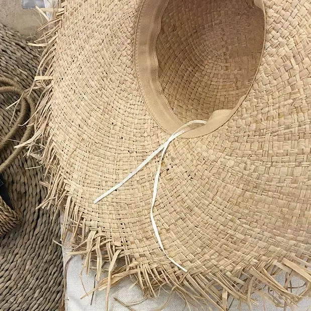

100% Natural Raffia Summer sun Hat for Women Straw Hat ladies uv Protection Floppy Beach hat
