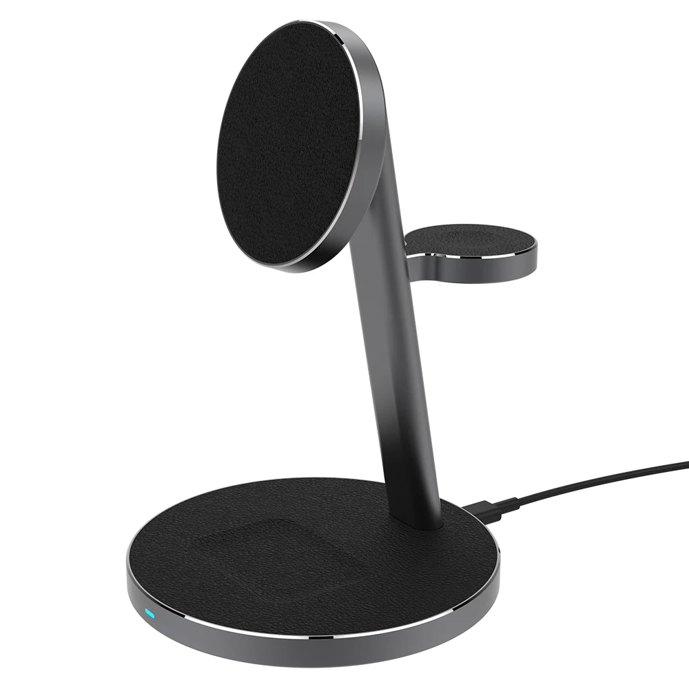 

Magnetic Wireless Charger for MagSafe iPhone 12 Pro/12 Mini/Apple Watch SE/Airpods Pro 3 in 1 15W Fast Wireless Charging Station