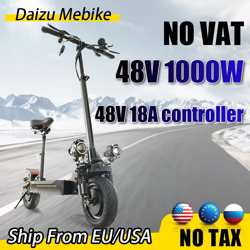 

No Vat 2000W Powerful Electric Skateboard Dual Motor Drive Electric Skate Max Speed 65km/h patinete electrico 48v 18ah with Seat