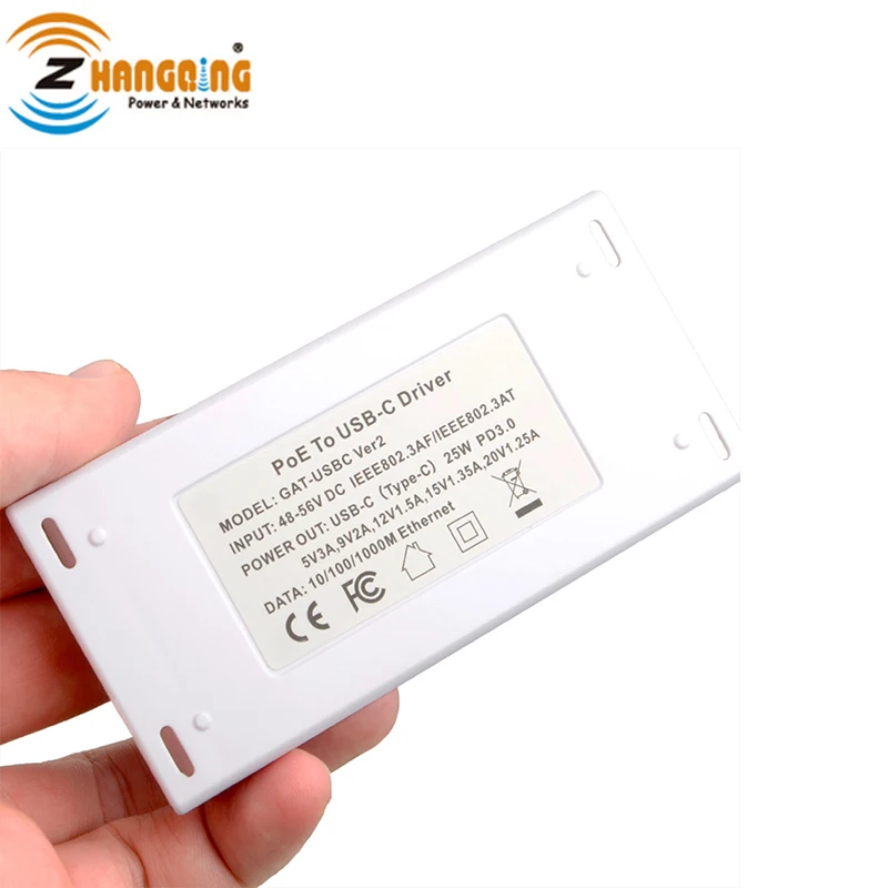 GAT USBC Gigabit 802.3af Type C Tablet зарядные устройства Ethernet Power для установленных планшетов и