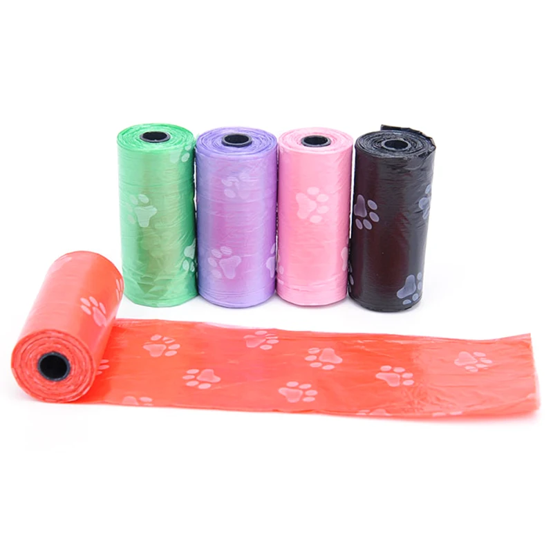 

Pet Dog Poop Bag Zero Waste Dog Pooper Bags Paw Doggy Litter Poop Bag Dispenser Biodegradable Pets Products For Dogs