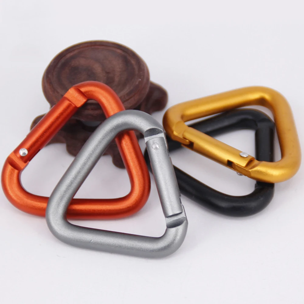 

Multi-tool Kettle Clip Snap Triangle Metal Outdoor Accessories Aluminum Alloy Buckle Keychain Carabiner Hook