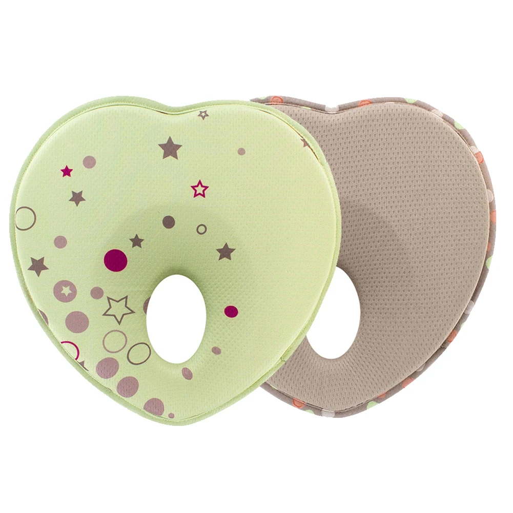 

Positioner Memory Foam Protection Infant Anti Roll Toddler Bedding Baby Pillow Nursing Cushion Flat Head Sleeping Heart Shape