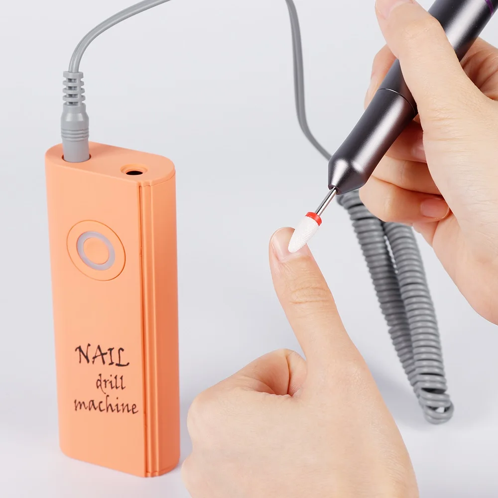 Электрическая дрель для ногтей 30000 об/мин Macaron цветной маникюрный педикюрный