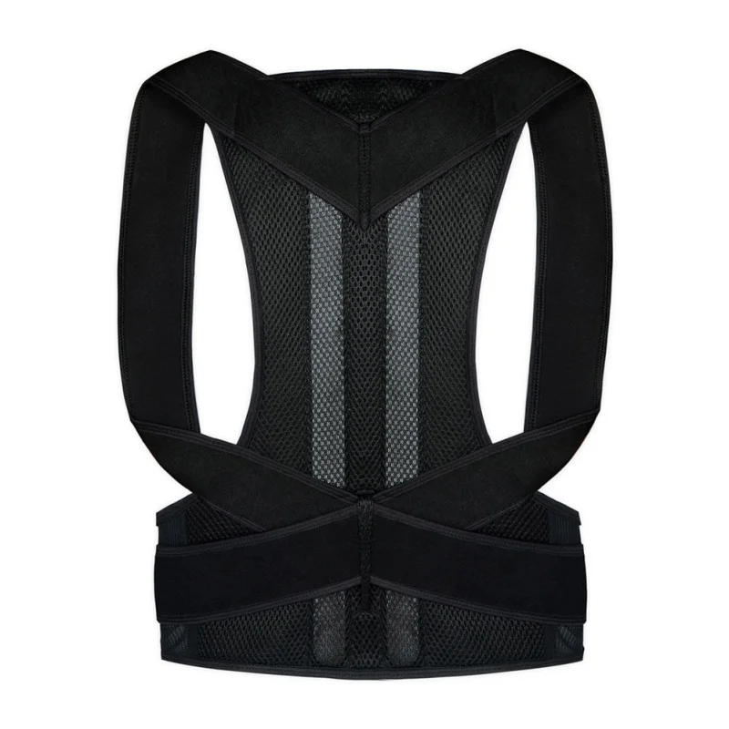

Portable Adjustable Back Posture Corrector Clavicle Spine Back Shoulder Lumbar Brace Support Belt Humpback Correction Women Men