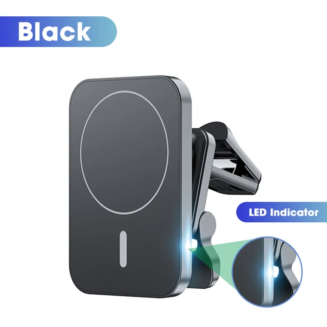 15w magnetic wireless chargers car air vent stand phone holder fast charging station for macsafe iphone 12 13 macsafe qi charger free global shipping