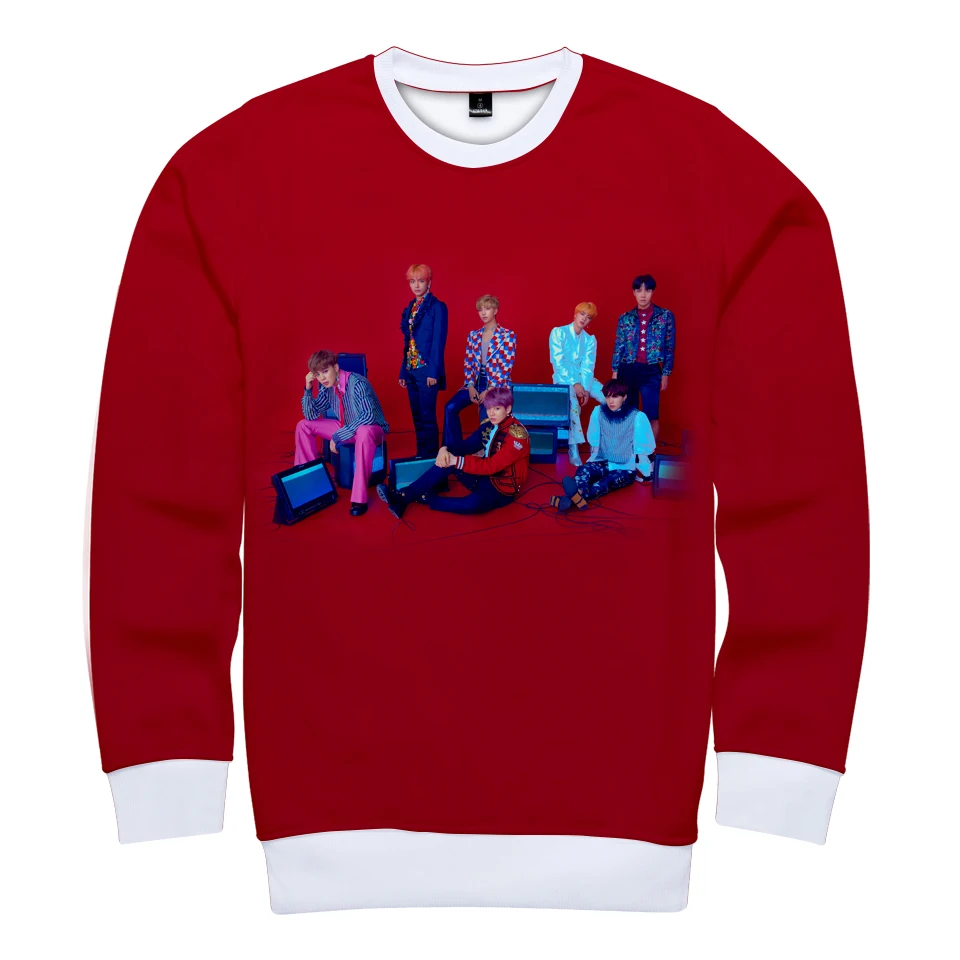 Frdum Tommee Love Yourself ответ 3D kpop женщины Bangtan мальчики Толстовка Осень и зима хит хоп harajuku Корейская повседневная одежда
