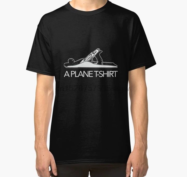Мужская футболка A Plane забавная деревянная столярная новинка Классическая с