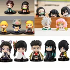 5 шт.компл. игрушечная фигурка-убийца демонов Kimetsu No Yaiba, игрушечная фигурка камадо танджиро незуко томиока гиюу, детский подарок на Рождество