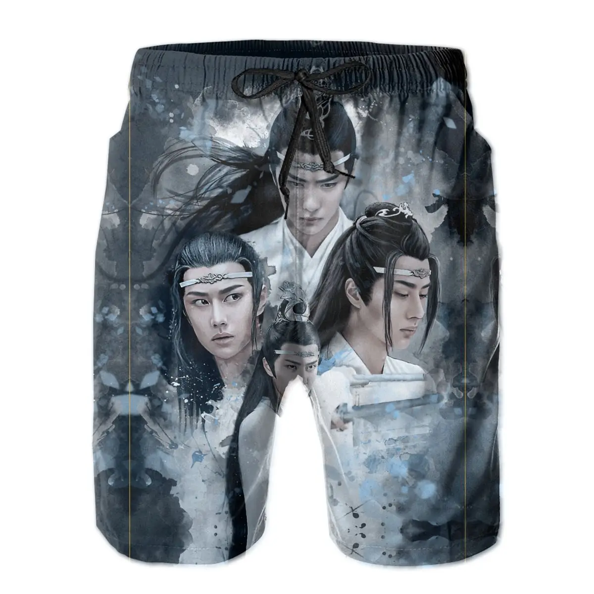 

Untamed свободные дикие. Шорты Lan Wangji мужские, дышащие быстросохнущие с юмористой графикой