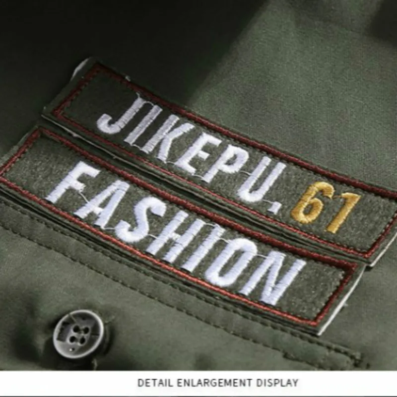 

European American new Autumn best-selling high quality military long sleeve shirt outdoor fashion casual large military top