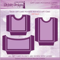 gift card pockets layers metal cutting dies cut die mold card scrapbook paper craft knife mould blade punch stencils