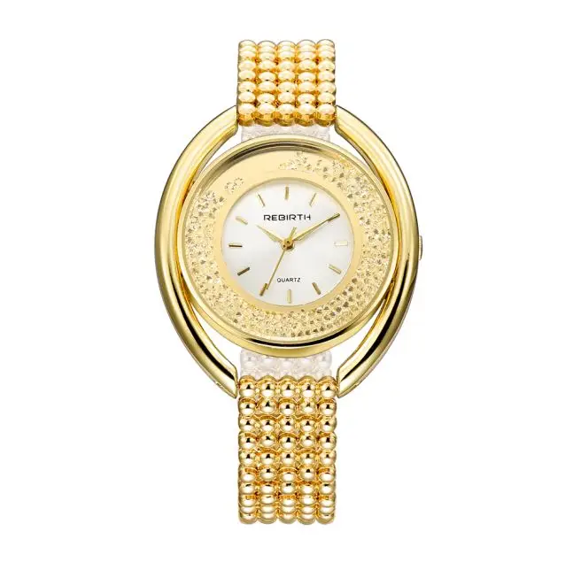 Женские наручные часы REBIRTH модные брендовые со стразами повседневные под платье