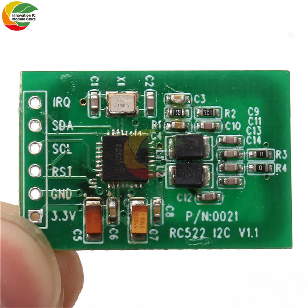 Модуль датчика радиочастотной идентификации RC522 считыватель карт записывающий
