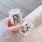 Мягкий силиконовый прозрачный чехол для AirPods 2, 1 Pro, с Дином и Сэмом, прозрачный чехол для беспроводных Bluetooth-наушников, сверхъестественное SPN