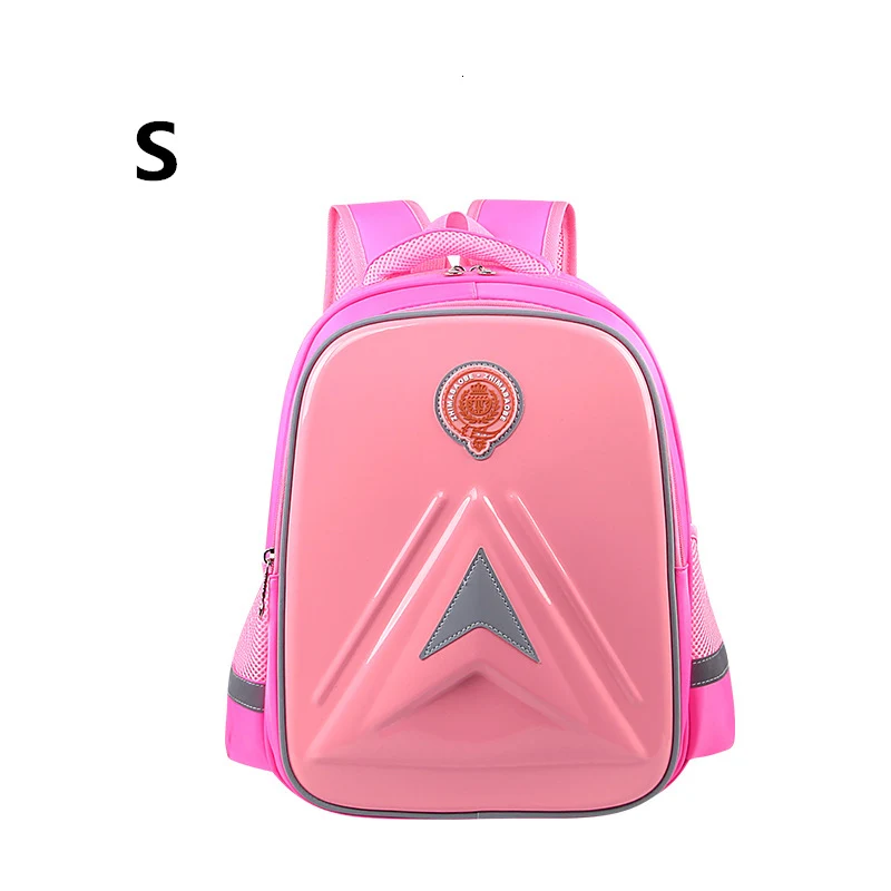 Children Orthopedic School Bag for Teen Boys and Girls High quality nylon waterproof school backpack mochila escolar - Цвет: S pink