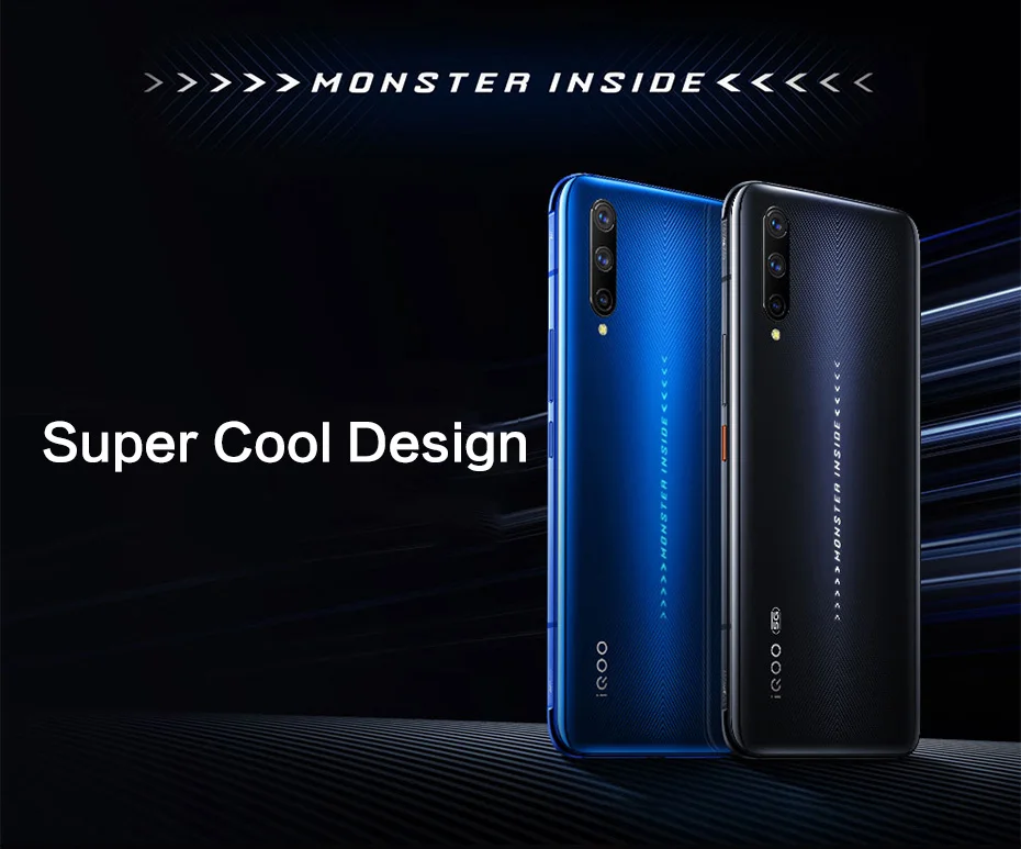 Vivo iQOO Pro смартфон Snapdragon855 Plus 4500 мАч 44 Вт 6,4" экран 48MP камера 12 Гб 128 Гб мобильный телефон