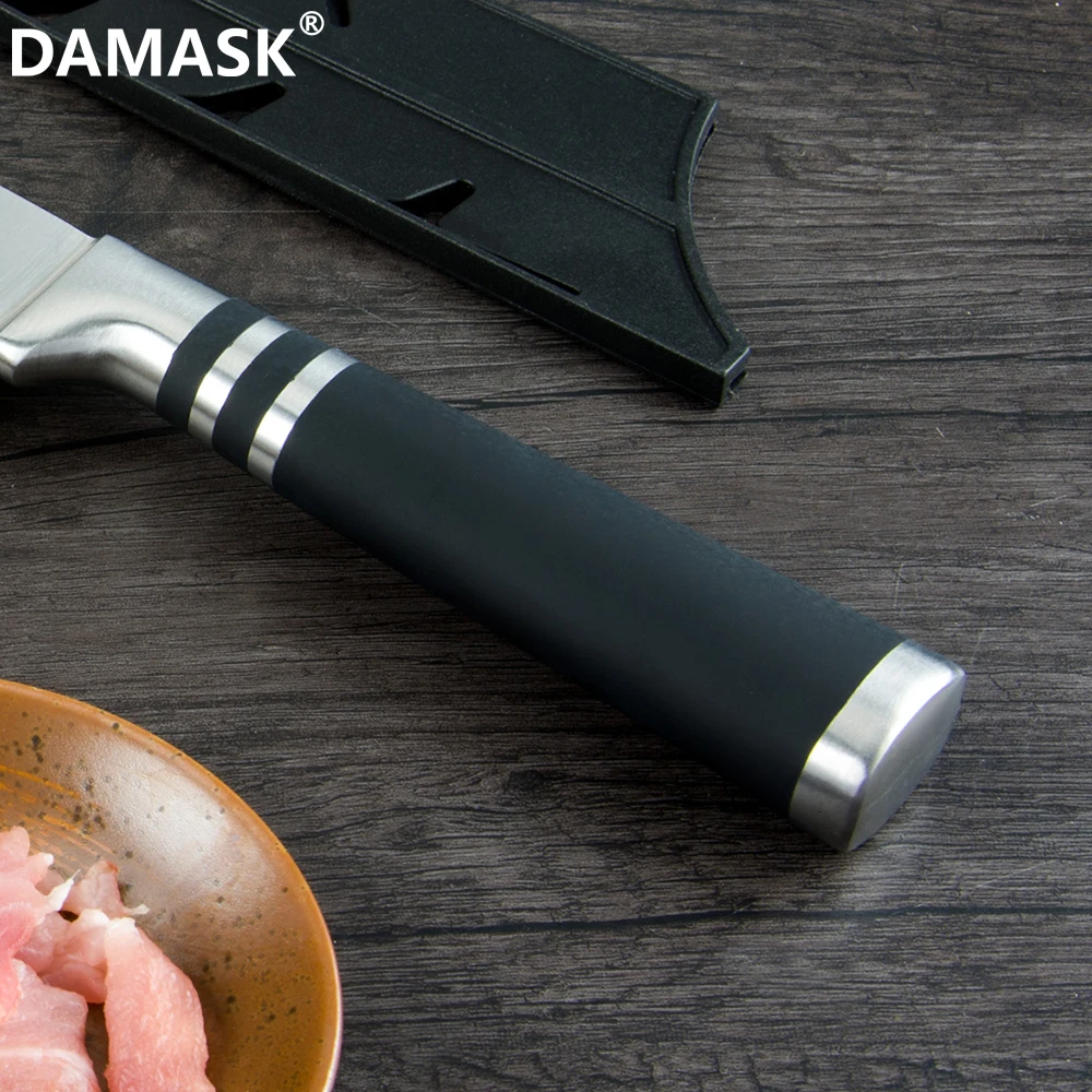 Набор кухонных ножей Damask 3Cr14 из нержавеющей стали горячая Распродажа хорошее