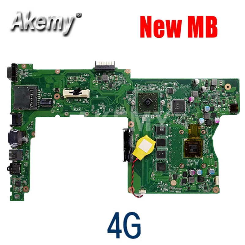 

Akemy X401U-M3 Laptop Motherboard for ASUS X501U (15-inch) X401U (14-inch) original MainBoard 90R-N4OMB1900U 4GB-RAM