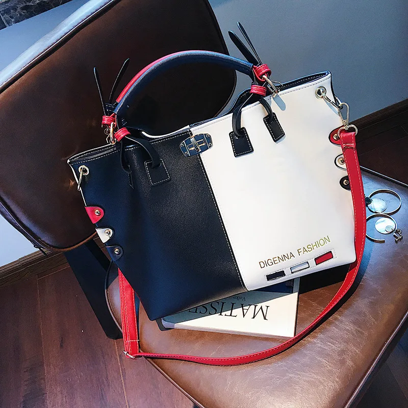 

Emerald Female Bag New Hit Color Tote Bag Fashion Handbag Large Capacity Single Shoulder Messenger Bag Lady Bag Designer