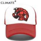 Колпачок CLIMATE strong Bull Ox, крутая прочная мужская шапка с мышцами и животными, Спортивная мужская шапка для занятий спортом, сетчатая шапка для тренажерного зала, Кепка для бодибилдинга