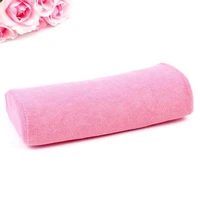 1pc manicure hand rest pillow pink hand rest pillow cleanable hand rest pillow professional half hand cushion nail art tools