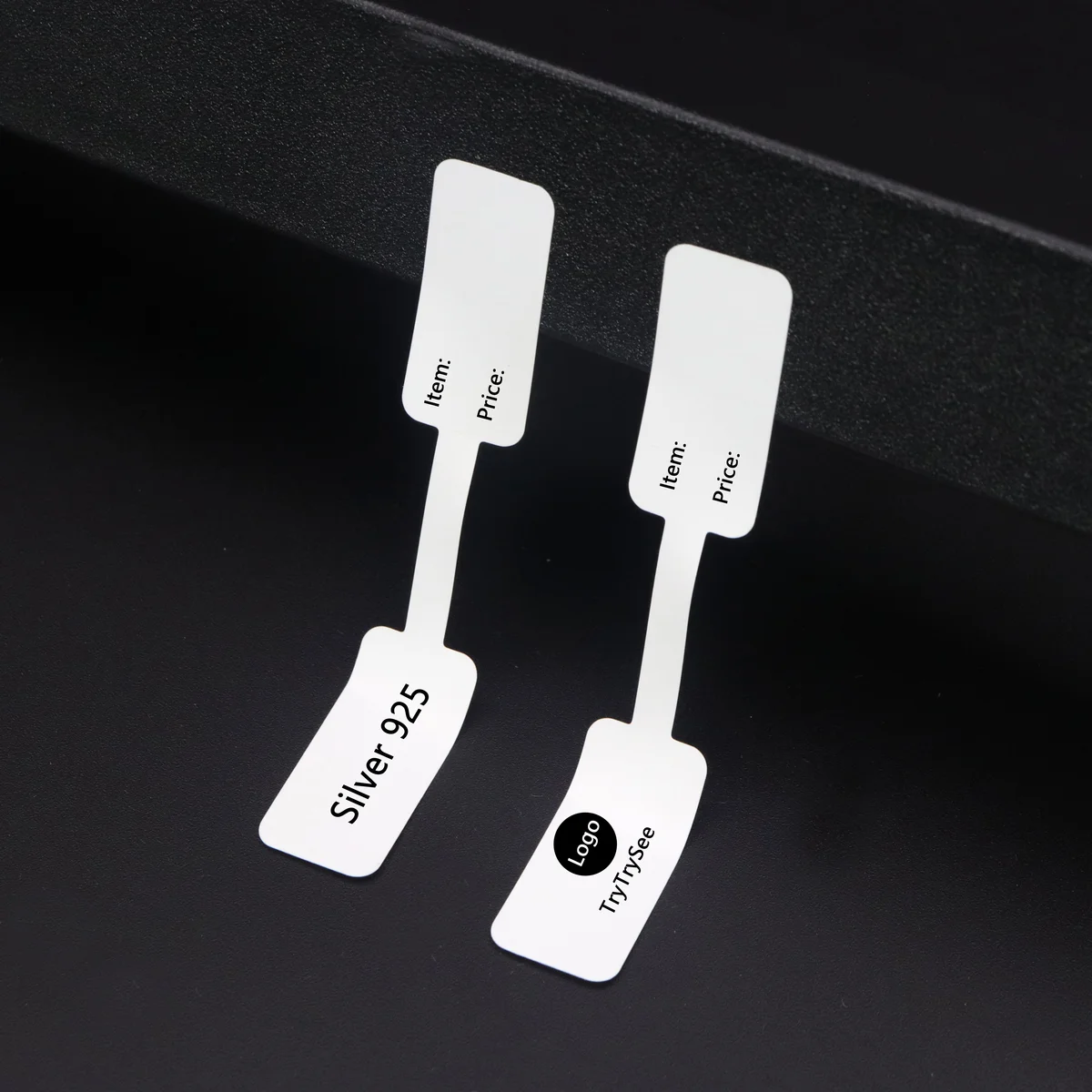 100 шт. браслет с квадратной головкой кольцо ценник логотип этикетка на заказ цена