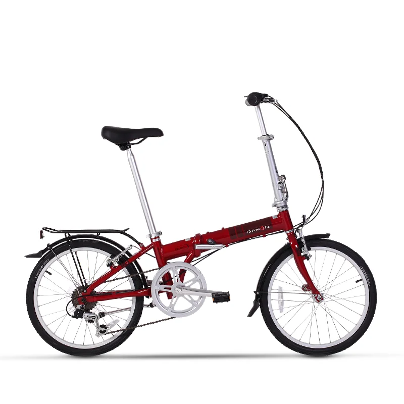 Folding Bicycle Dahon Bike GLO KAA061 Bullet Archer D6 6-speed Aluminum Alloy Frame With Fender Rear Shelf 20 Inch City Commute | Спорт и